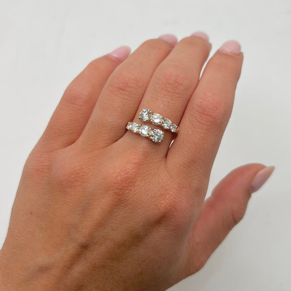 14K GOLD LAB GROWN DIAMOND FAY RING
