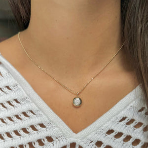 14K GOLD DIAMOND KARINA NECKLACE