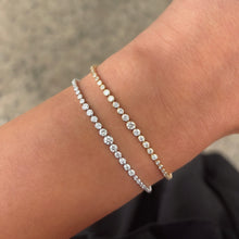 14K GOLD DIAMOND CAMI BEZEL BRACELET
