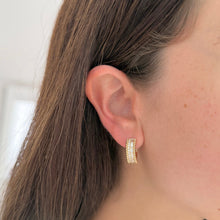 14K GOLD DIAMOND CAMILLE HUGGIES