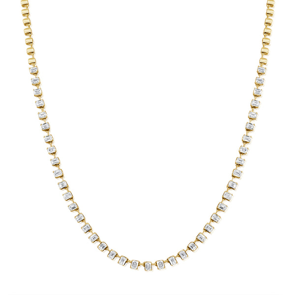 14K GOLD DIAMOND ODELIA NECKLACE