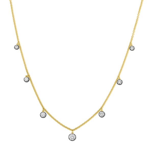 14K GOLD DIAMOND CHANTAL NECKLACE