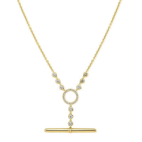 14K GOLD DIAMOND ALENA NECKLACE