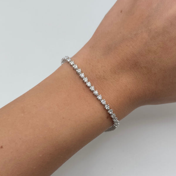 14K GOLD 2.80 CT DIAMOND TARA TENNIS BRACELET