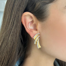 14K GOLD DIAMOND JOANNE EARRINGS