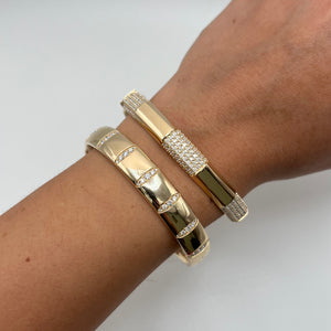 14K GOLD DIAMOND LOLA BANGLE