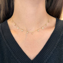14K GOLD DIAMOND VICTORIA NECKLACE