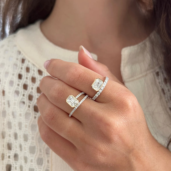14K GOLD DIAMOND MYRA RING