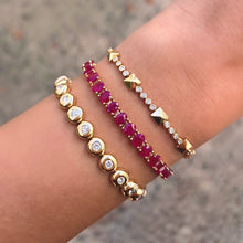 14K GOLD RUBY REESA BRACELET