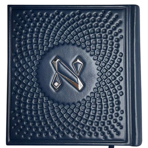 NAVY BLUE OR YAHALOM TEHILLIM WITH GENUINE DIAMOND