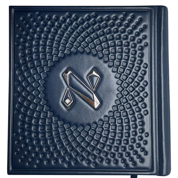 NAVY BLUE OR YAHALOM TEHILLIM WITH GENUINE DIAMOND