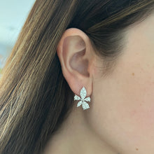 14K GOLD DIAMOND FRAN EARRINGS