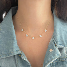 14K GOLD DIAMOND MIRA NECKLACE