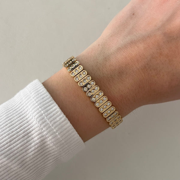 14K GOLD DIAMOND ALISSA BRACELET