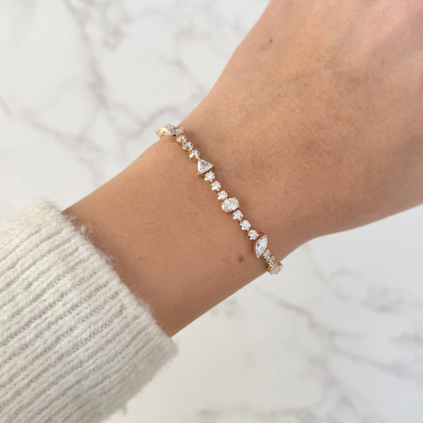 14K GOLD DIAMOND LAYLA BRACELET