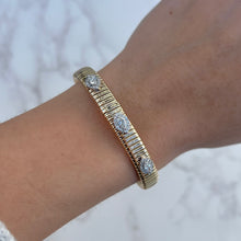 14K GOLD DIAMOND CHIARA FLEX BANGLE