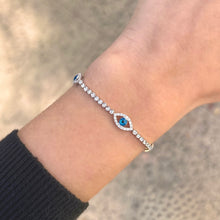 14K GOLD DIAMOND LINNEA EYE BRACELET