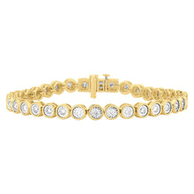 14K GOLD DIAMOND FAY BEZEL BRACELET