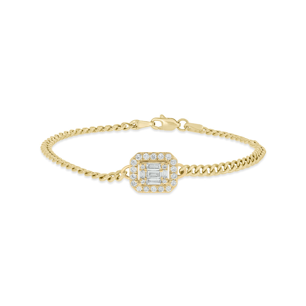 14K GOLD DIAMOND RAYNA BRACELET