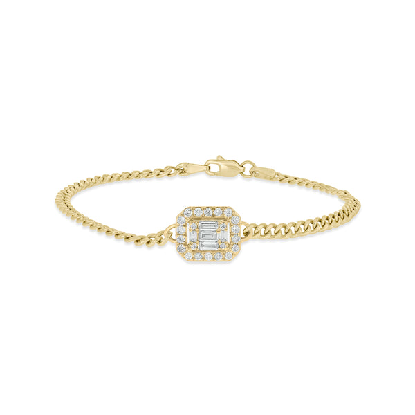 14K GOLD DIAMOND RAYNA BRACELET