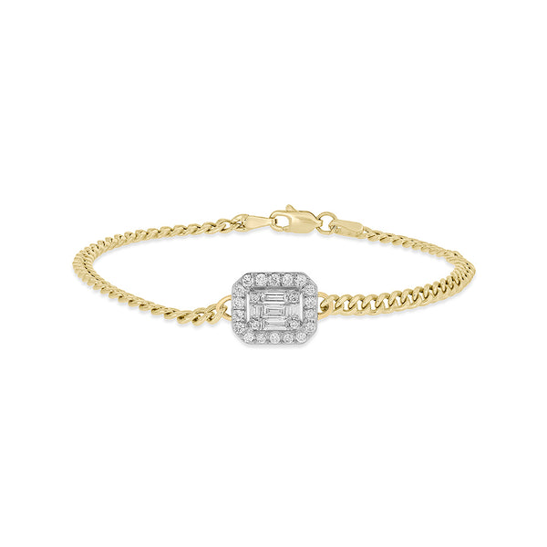 14K GOLD DIAMOND RAYNA BRACELET
