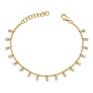 14K GOLD DIAMOND BIANCA BRACELET