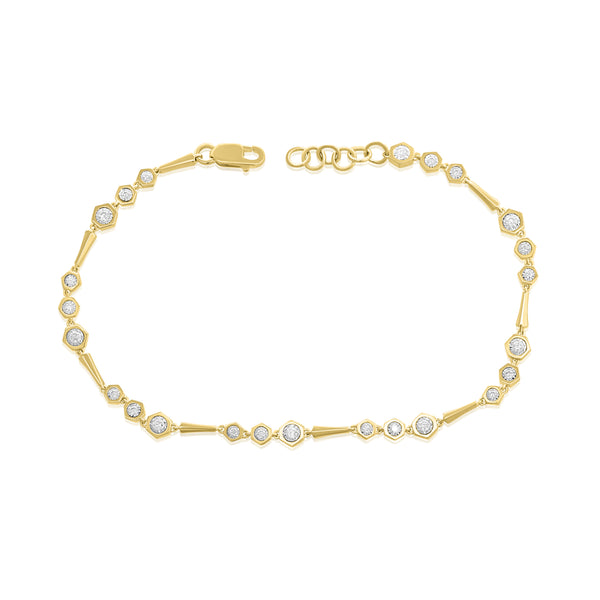 14K GOLD DIAMOND MIKA BRACELET