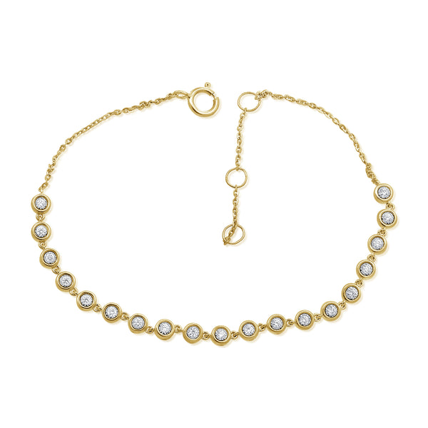14K GOLD DIAMOND RITA BRACELET