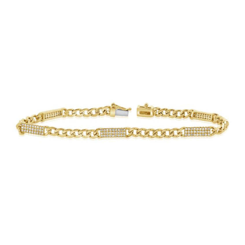 14K GOLD DIAMOND BRENNA BRACELET