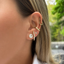 14K GOLD DIAMOND KACEY BEZEL EARRING