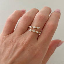 14K GOLD DIAMOND IZZY RING