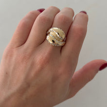 14K GOLD DIAMOND REVI RING