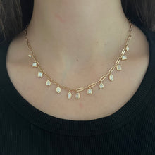 14K GOLD LAB GROWN DIAMOND TESSA NECKLACE
