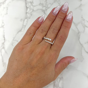 14K GOLD DIAMOND ADLEY RING