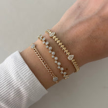 14K GOLD DIAMOND EMMA BEZEL BRACELET