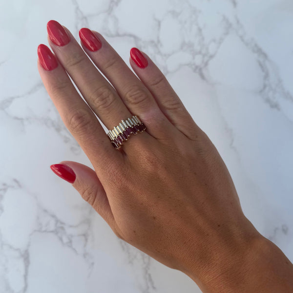 14K GOLD RUBY ALAIA RING