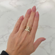 14K GOLD DIAMOND LEAH RING