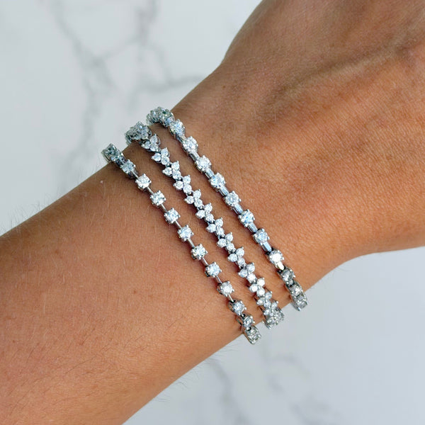 14K GOLD DIAMOND LARGE BRALEY BRACELET