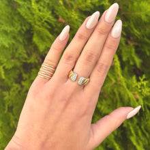 14K GOLD DIAMOND BETH RING