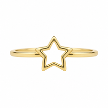 14K GOLD STAR RING