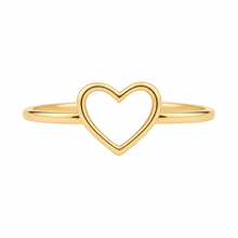 14K GOLD HEART RING