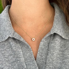 14K GOLD DIAMOND RUBY SMALL BELLA NECKLACE