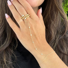 14K GOLD DIAMOND ZOEY HAND CHAIN