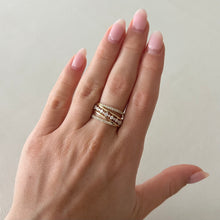 14K GOLD DIAMOND TIFFANY RING