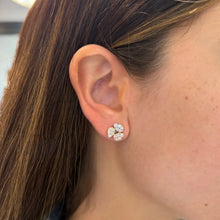 14K GOLD DIAMOND NESSA STUDS