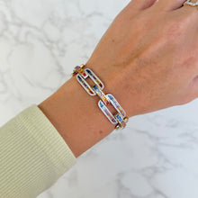 14K GOLD DIAMOND MULTICOLOR SAPPHIRE GRETA BRACELET