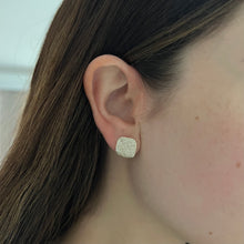 14K GOLD DIAMOND VIA CUSHION EARRINGS