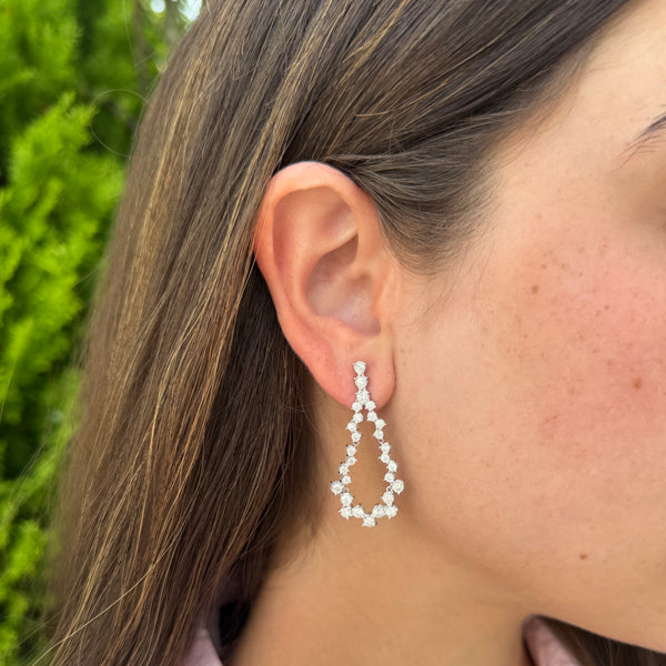 14K GOLD DIAMOND ADDIE EARRINGS