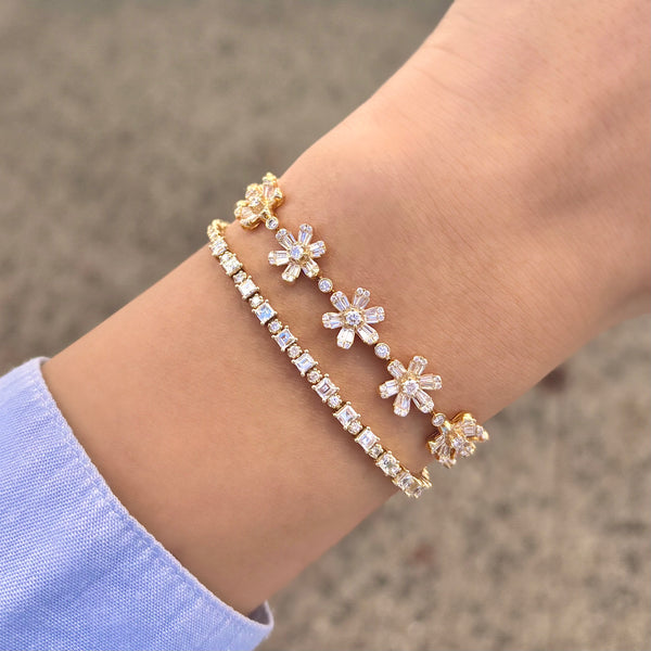 14K GOLD DIAMOND CELESTE BRACELET