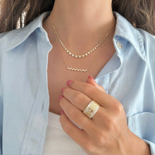 14K GOLD DIAMOND DAPHNE RING